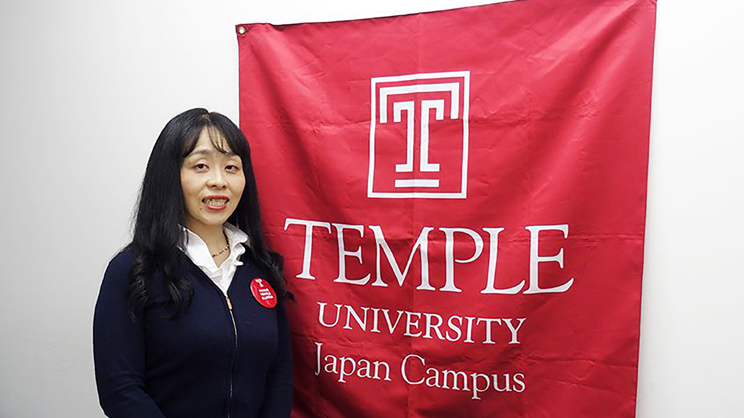 Photo: Alice Kitaoka, with TUJ flag