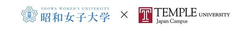 Showa Women's University (Left) and Temple University, Japan Campus (Right) Logos