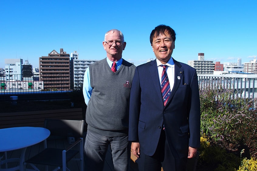 Setagaya Ward Mayor visited Temple University Japan Campus