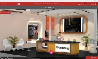 An example of virtual booth at the fair