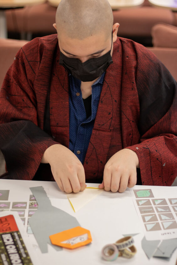 Torinoichi Workshop crafting kumade and folding origami
