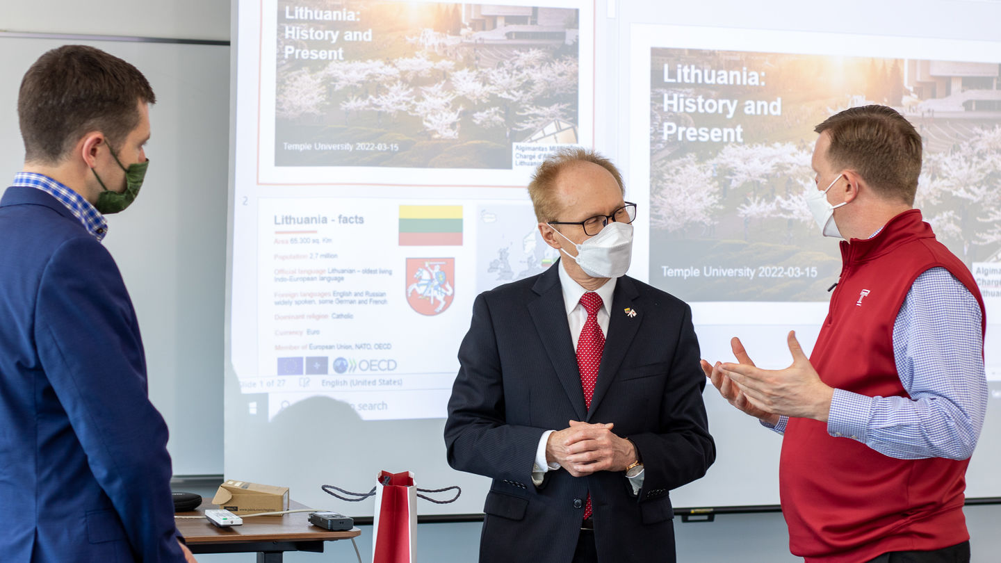 Students Attend Exclusive Lectures by Diplomats of Ukraine and Lithuania as Geopolitical Tensions Intensified