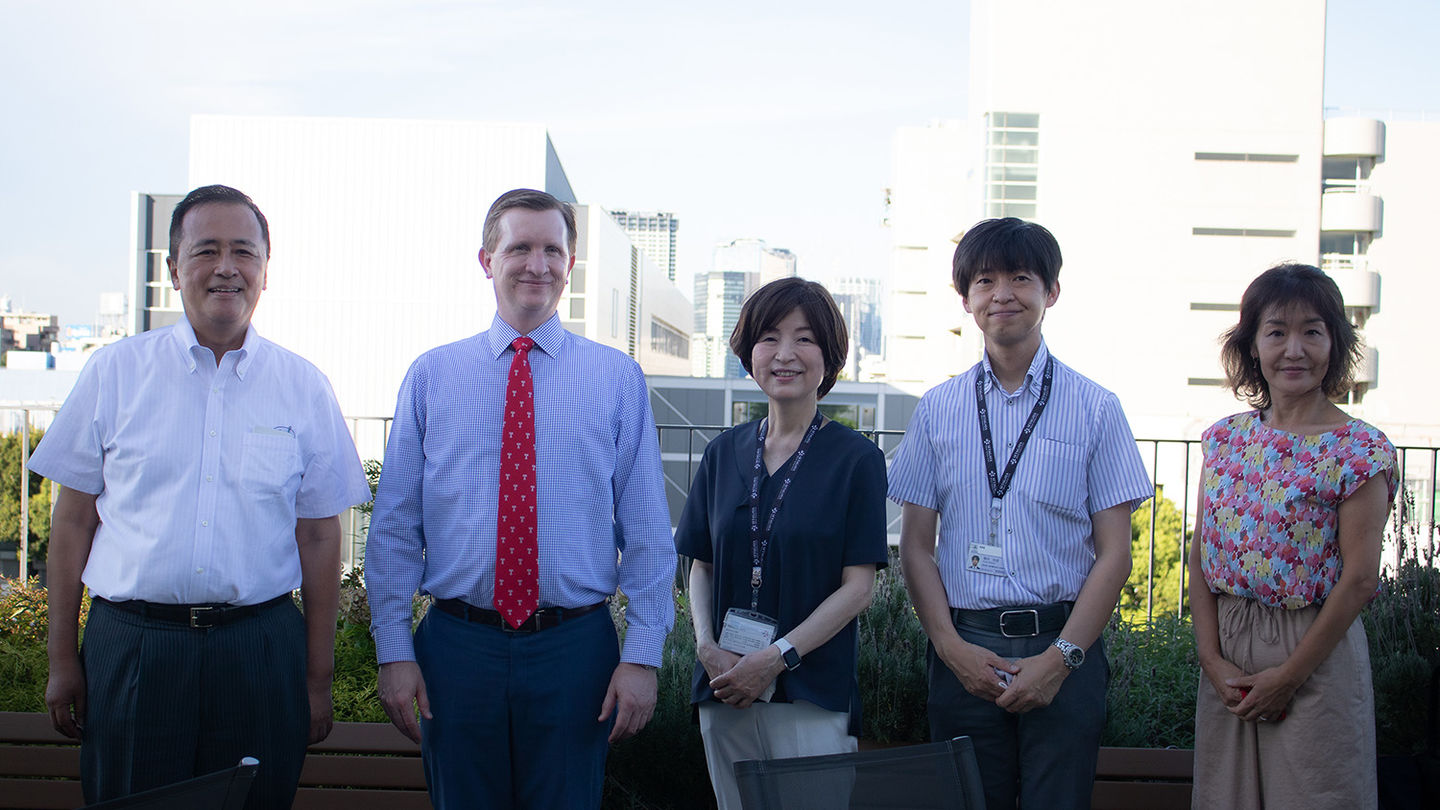 Setagaya City Mayor Hosaka and Officials Visit TUJ as Dean Wilson Welcomes with a Campus Tour