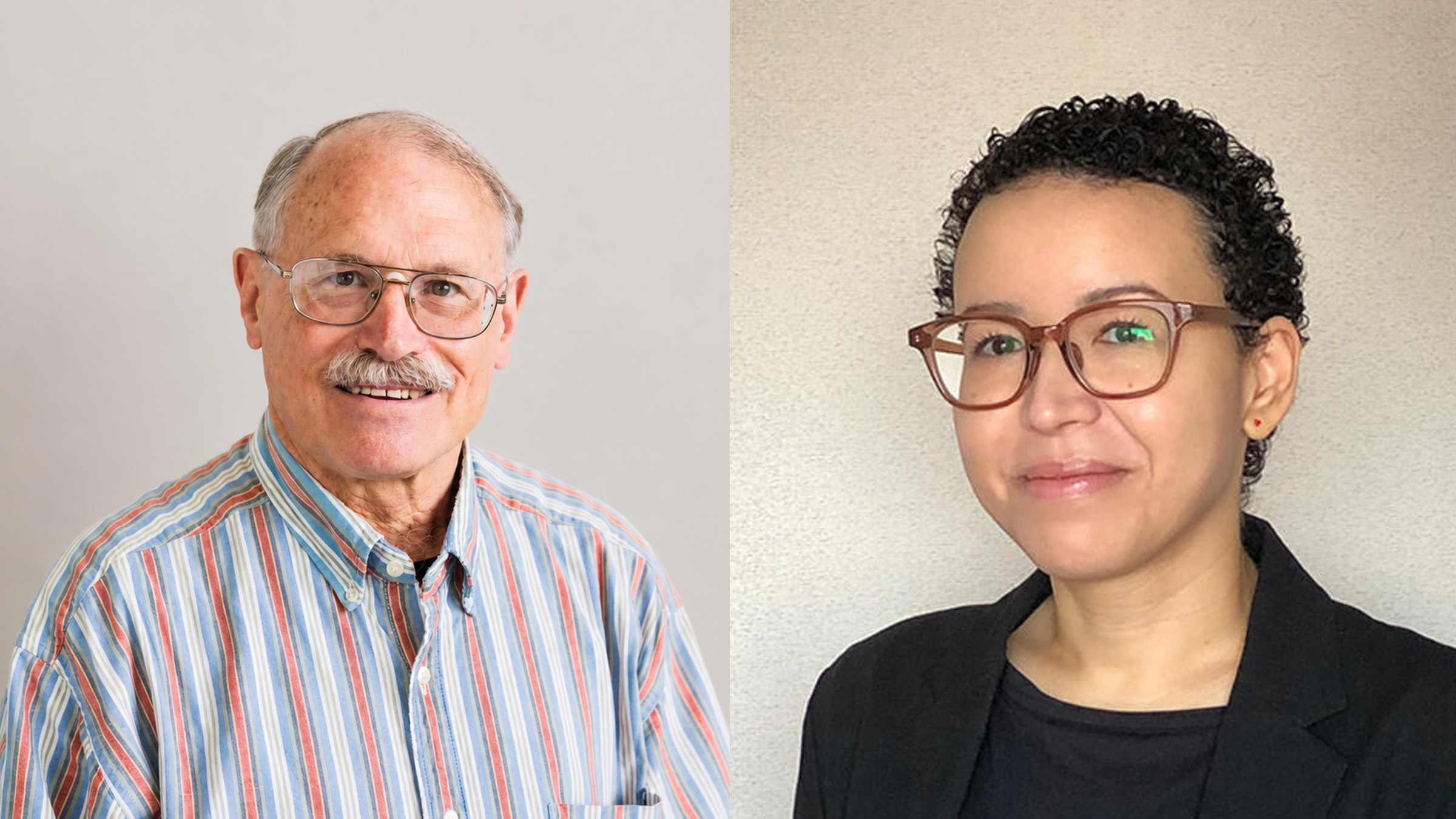 2026-teachers-of-the-year-featured-img-1 Portrait image of David Satterwhite (left) and Ariel Tabak (right).